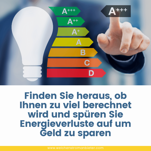 Spüren Sie Energieverluste auf um Geld zu sparen